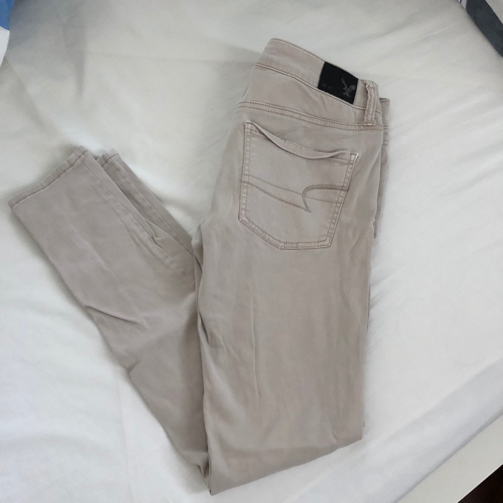 American Eagle Beige Jeggings